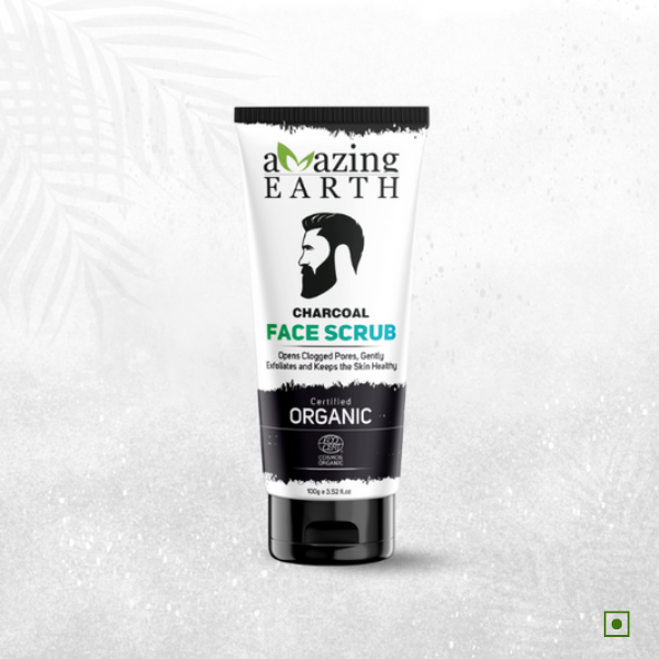 charcoal face scrub