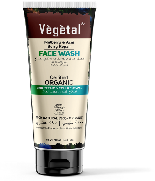 Vegetal Mulberry & Acai berry Repair Face wash