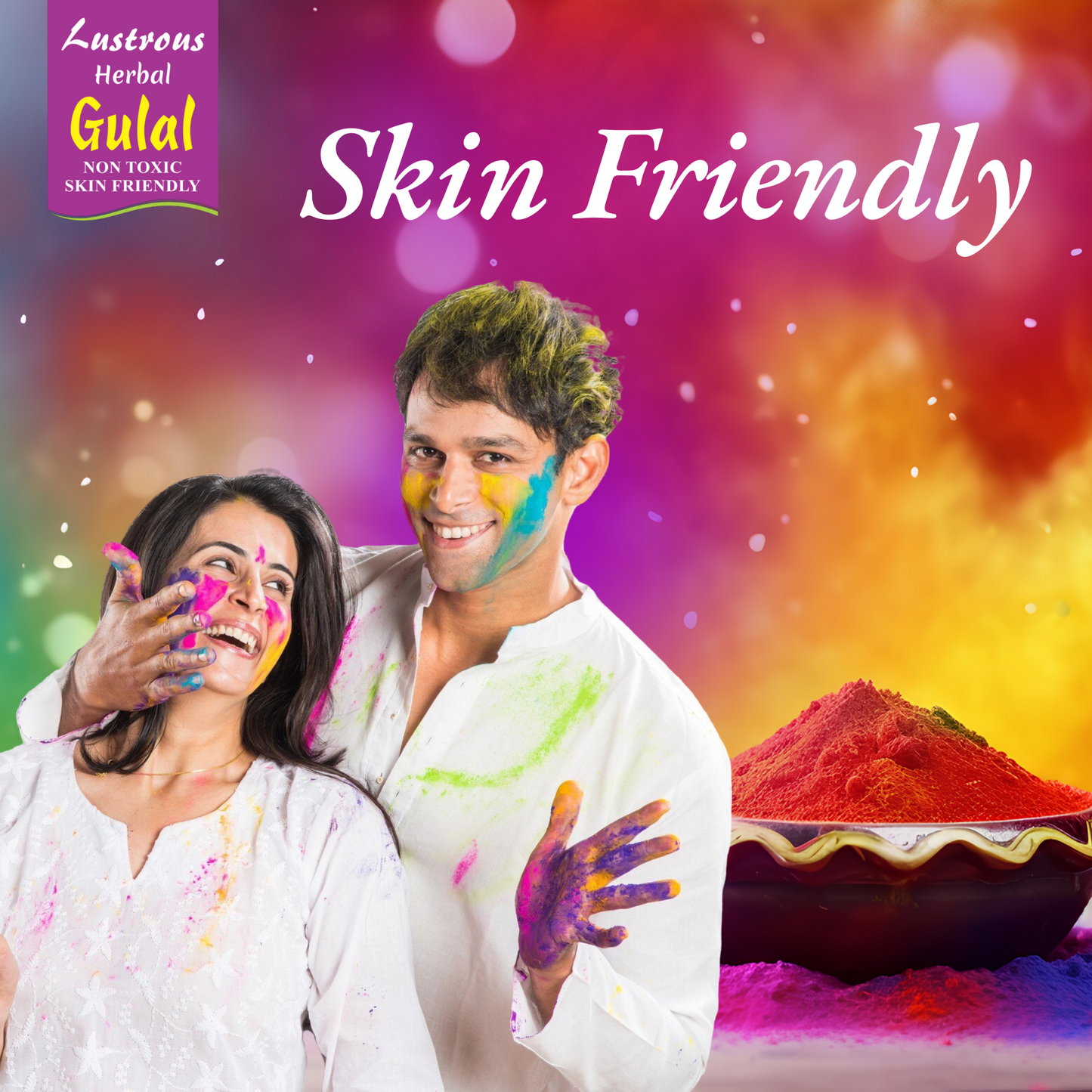 organic gulal