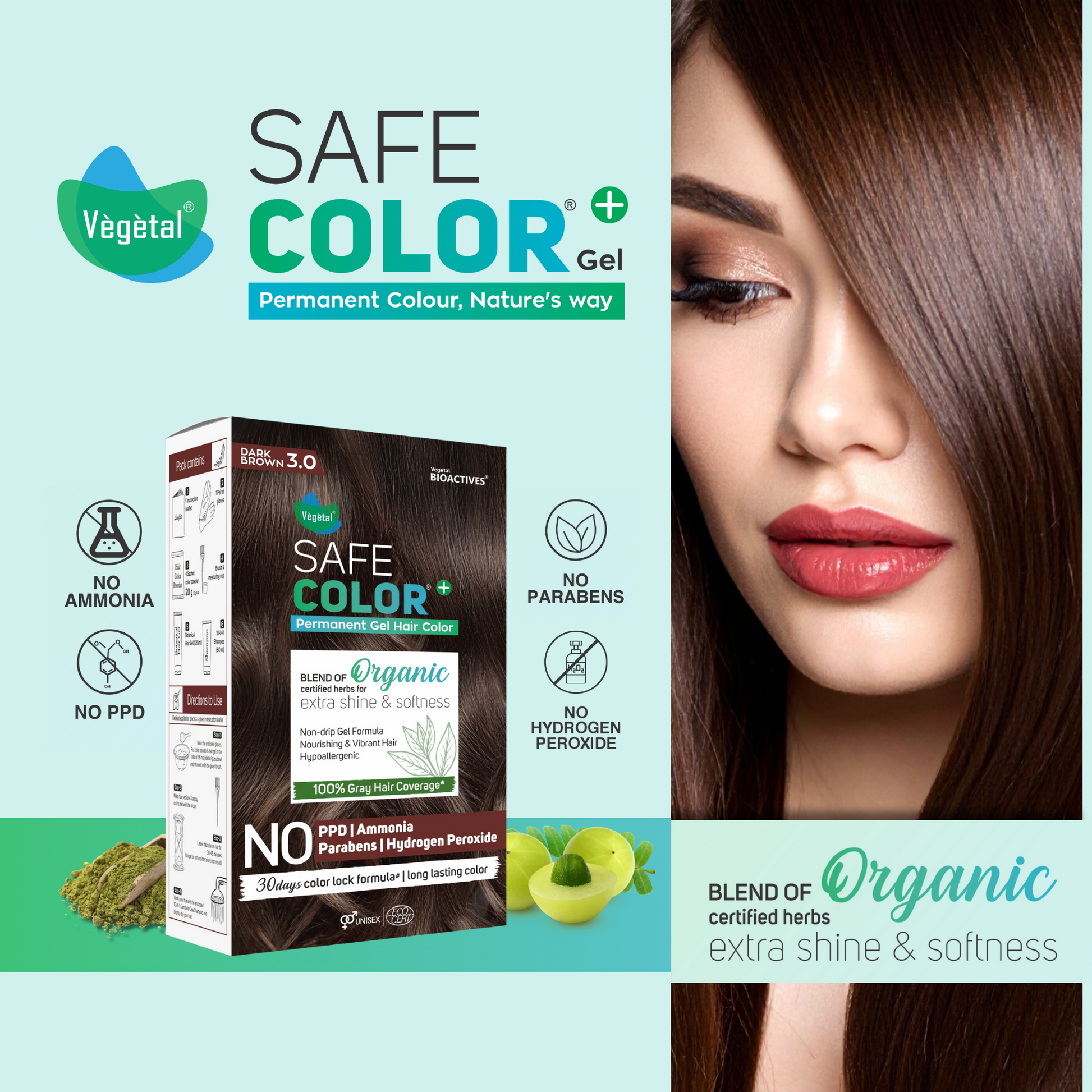 organic gel color for hair