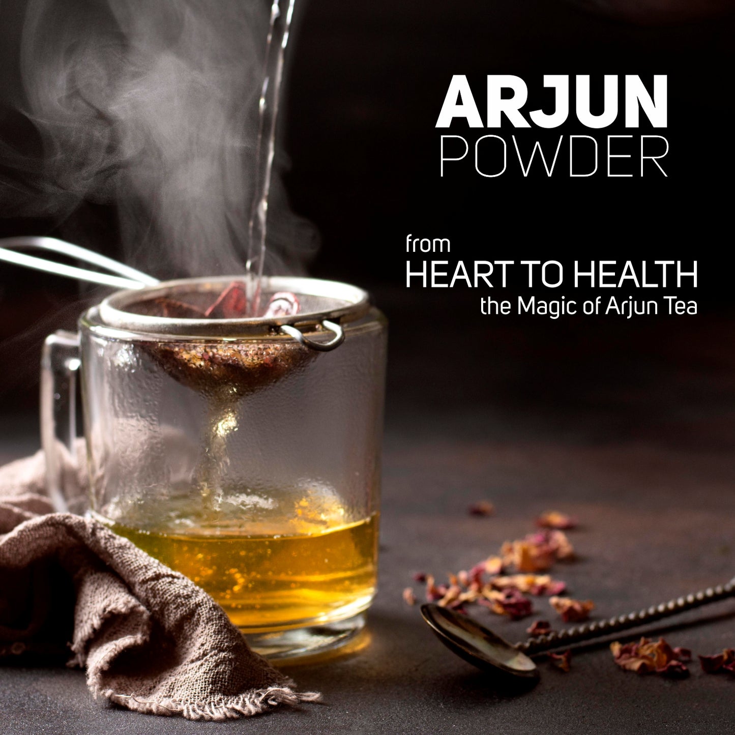 Vegetal Arjun Twak Churna | 100% Pure Arjuna Bark Powder | Heart Wellness, Cardiac Support, Blood Pressure & Cholesterol Care | Antioxidant-Rich Herbal Supplement (180g)