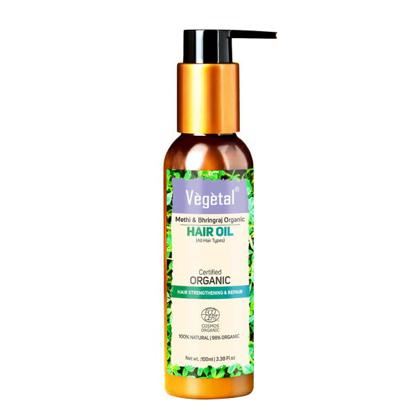 Vegetal Methi & Bhringraj Organic Hair Oil