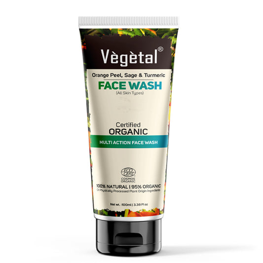 Vegetal Orange Peel, Sage & Turmeric Face wash