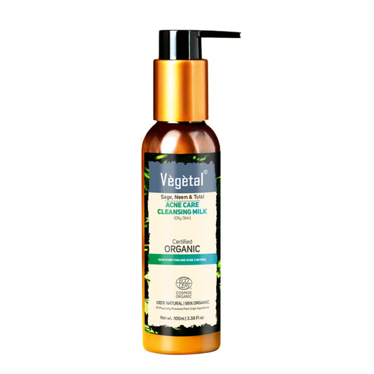 Vegetal Sage , Neem & Tulsi Acne care cleansing Milk