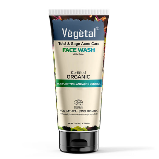 Vegetal Tulsi & Sage Acne Care Face wash