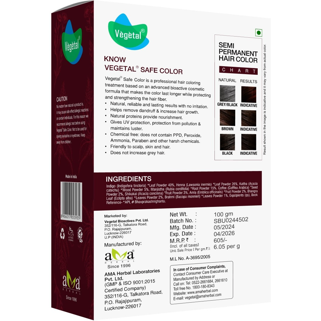 organic hair color dye