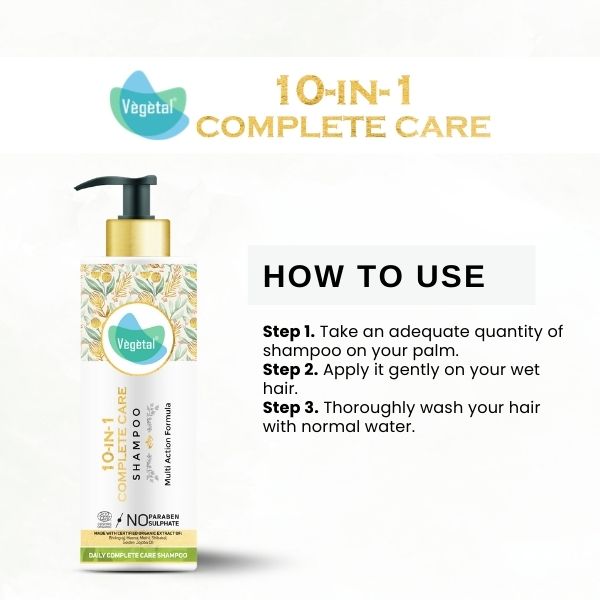 Vegetal 10-in-1 Complete Care Shampoo 200ml