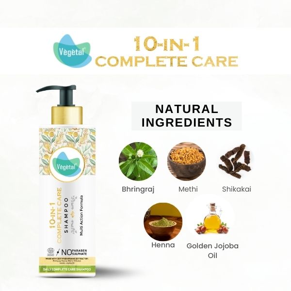 Vegetal 10-in-1 Complete Care Shampoo 200ml