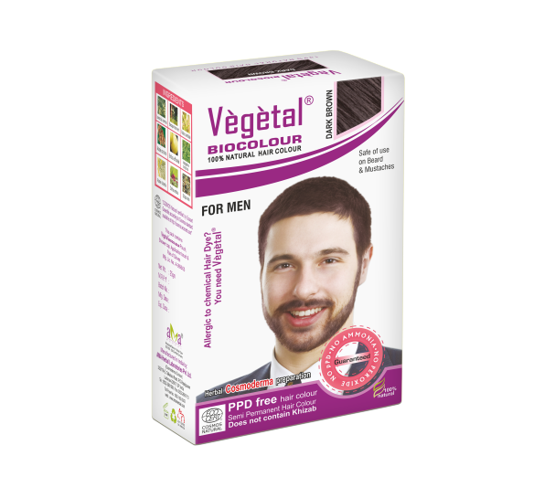 Vegetal Bio Colour Dark Brown For Men