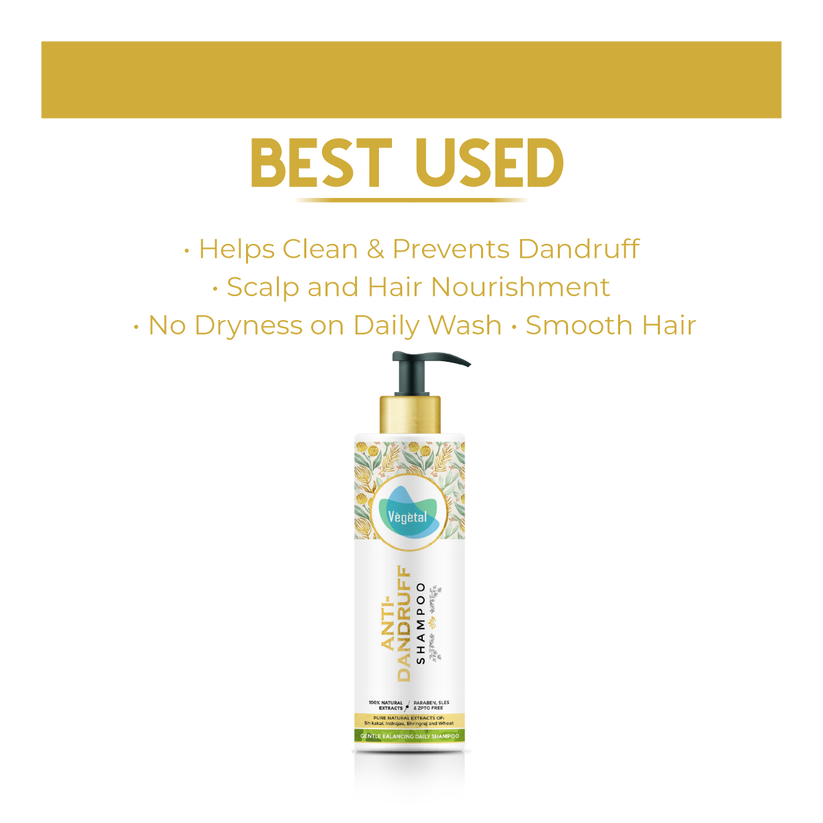 Vegetal Anti-Dandruff Shampoo