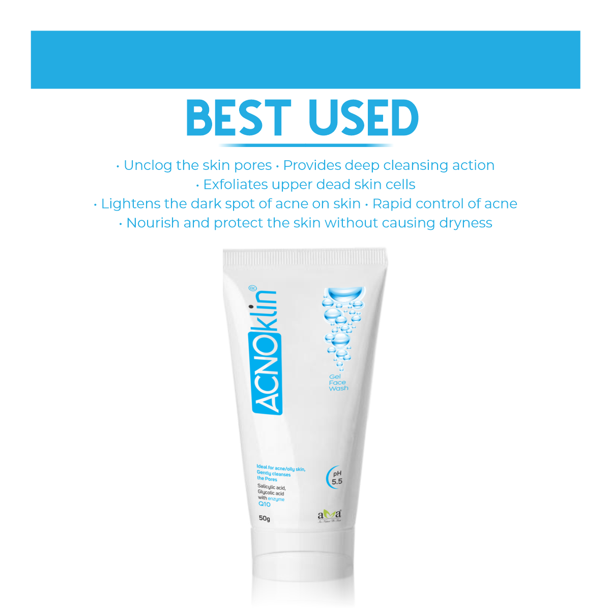 Acnoklin®- Gel Face Wash
