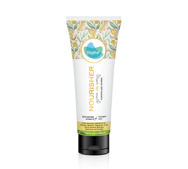 Vegetal Nourisher 120ml - 100% Natural Color Protection Conditioner Gel for Hair & Scalp Nourishment for Dry & Damaged Hair