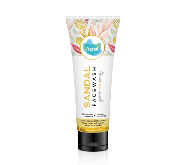 Vegetal Sandal Face Wash