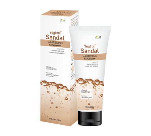 Vegetal Sandal Facewash With Sandal Wood Extract