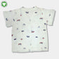 Bamoki 100% GOTS-Certified Cotton Romper (Jhabla) Style for Boys & Girls Dyed with 100% Organic Dyes with Sailing Boat Print