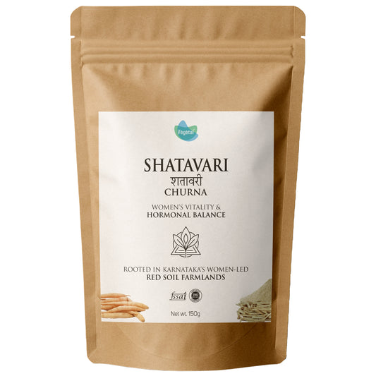 Vegetal Shatavari Churna - Ayurvedic Powder for Women's Vitality, Hormonal Balance, and Lactation Support, 150g