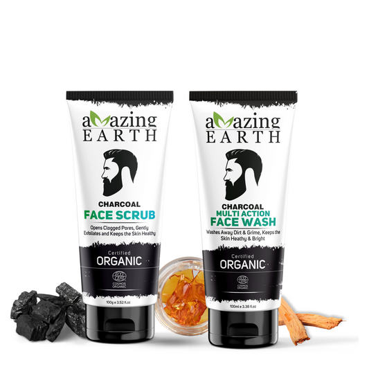 Perfect Pair for Skin Care Combo(Charcoal Face Wash + Charcoal Face Scrub)