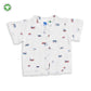 Bamoki 100% GOTS-Certified Cotton Romper (Jhabla) Style for Boys & Girls Dyed with 100% GOTS Dyes with Sailing Boat Print