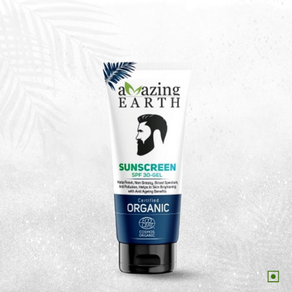 AMAzing EARTH Sunscreen SPF 30 Gel - Certified Organic Sunscreen