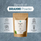 Vegetal Brahmi Churna Powder 150g | Natural Memory Booster, Mental Calm, Focus & Clarity | Nervous System Support | 100% Pure & Natural Herbal Supplement