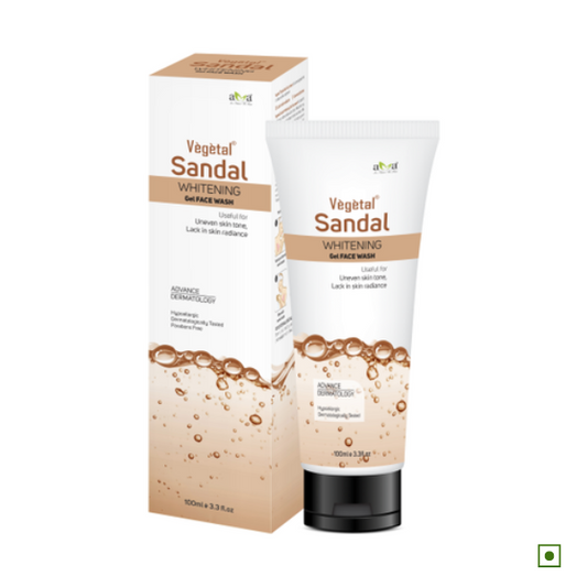 Vegetal Sandal Facewash With Sandal Wood Extract