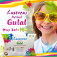 Vegetal Lustrous Natural Holi Colours Herbal Gulal (Red, Pink, Green, Yellow, Blue)