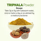 Vegetal Herbal Triphala Churna - Digestive Balance & Cleansing Powder, Ayurvedic Medicine for Gut Health & Detox Support, 180g