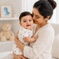 Bamoki 100% GOTS-Certified Cotton Romper (Jhabla) Style for Boys & Girls Dyed with 100% GOTS Dyes with Sailing Boat Print