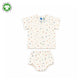 Bamoki 100% GOTS-Certified Cotton Romper (Jhabla) Style for Boys & Girls Dyed with 100% Organic Dyes with Heart Print