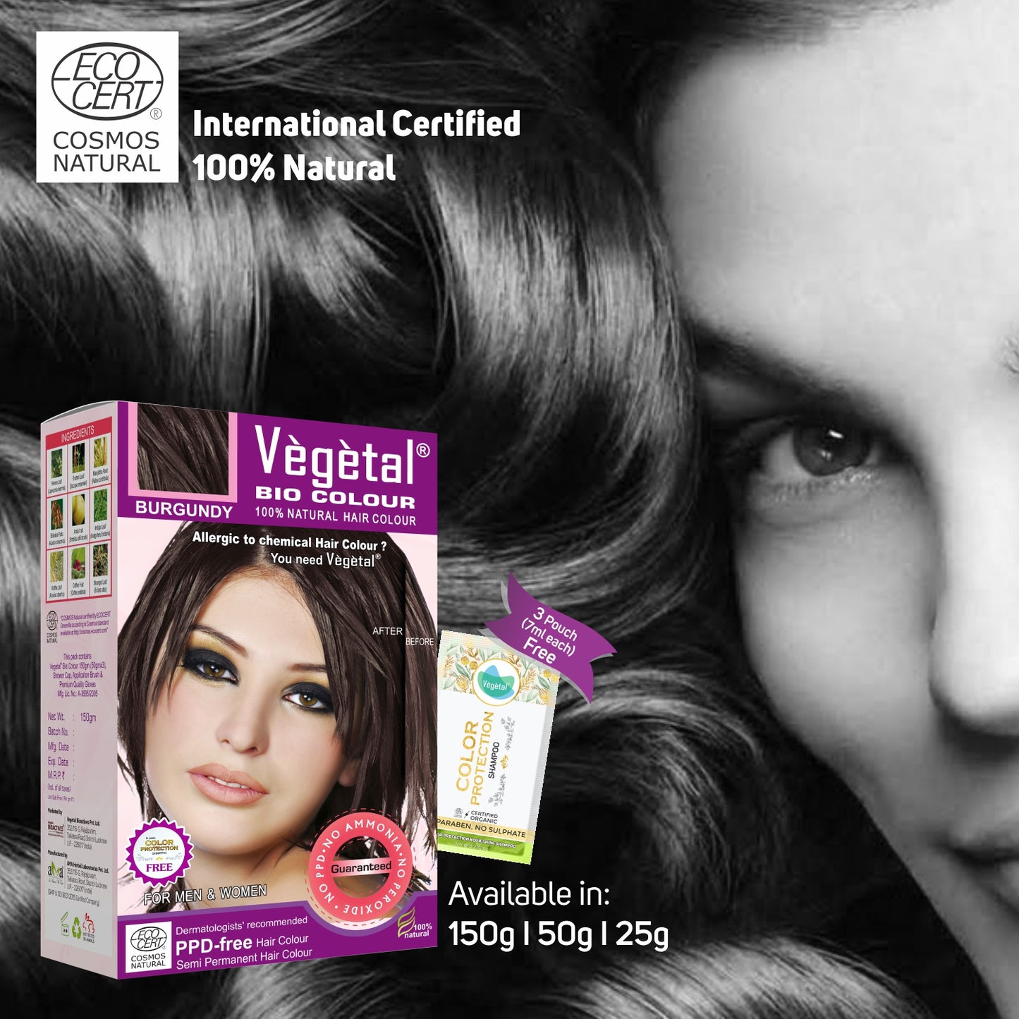 Vegetal Bio Hair Colour Burgundy