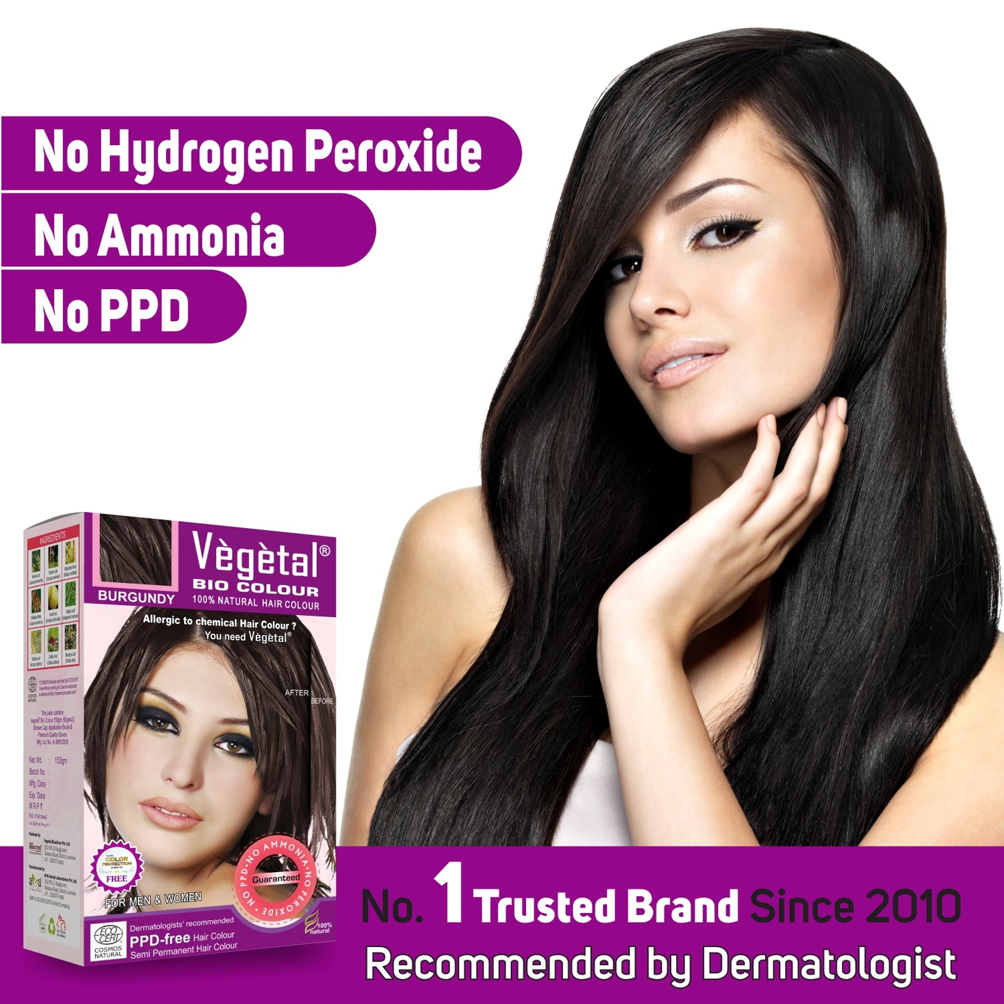 Vegetal Bio Hair Colour Burgundy