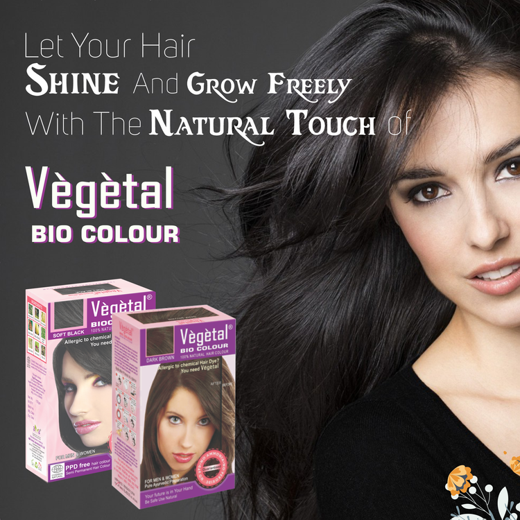 Vegetal Bio Colour Soft Black - PPD and Ammonia Free Hair Colour ...