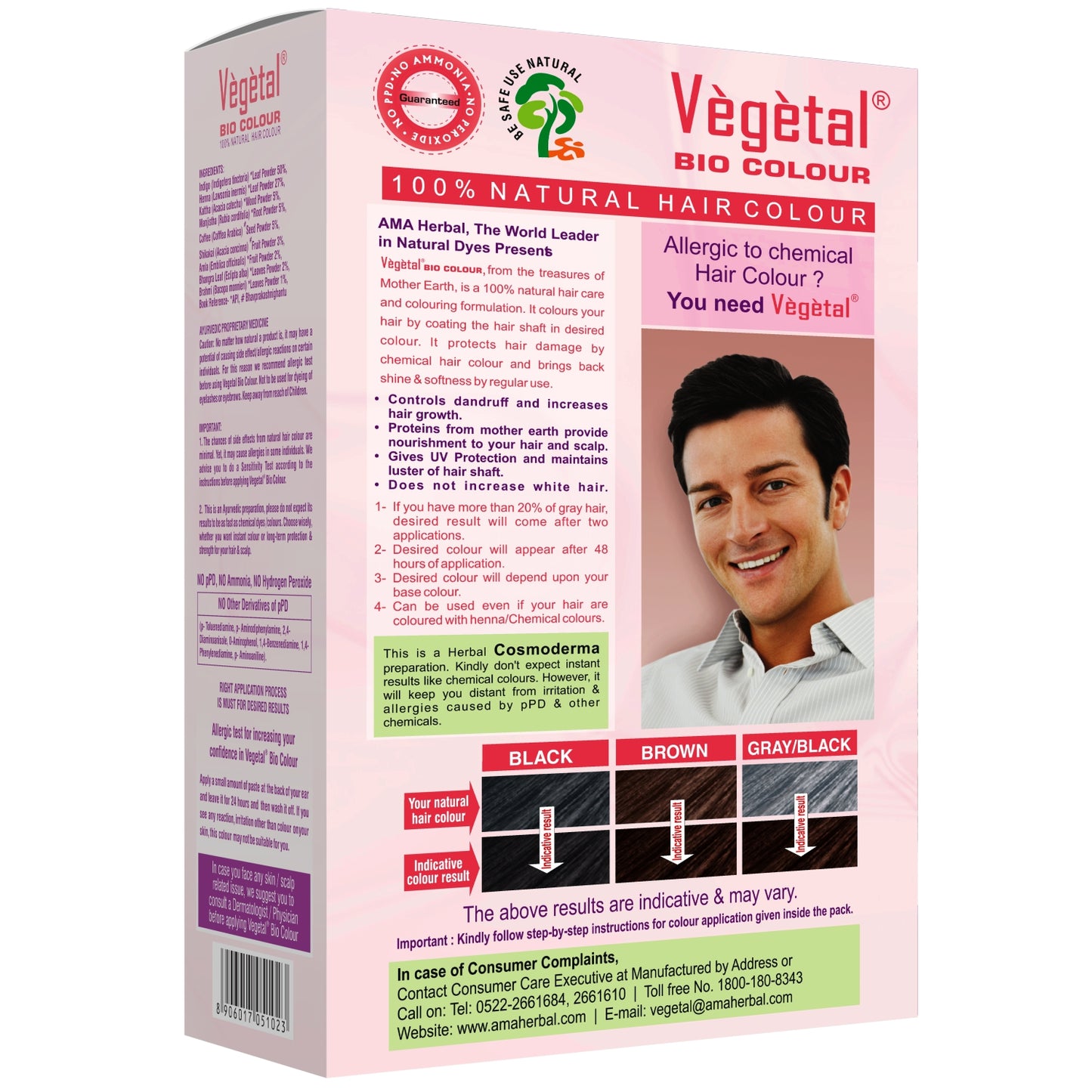 Vegetal Bio Colour Dark Brown