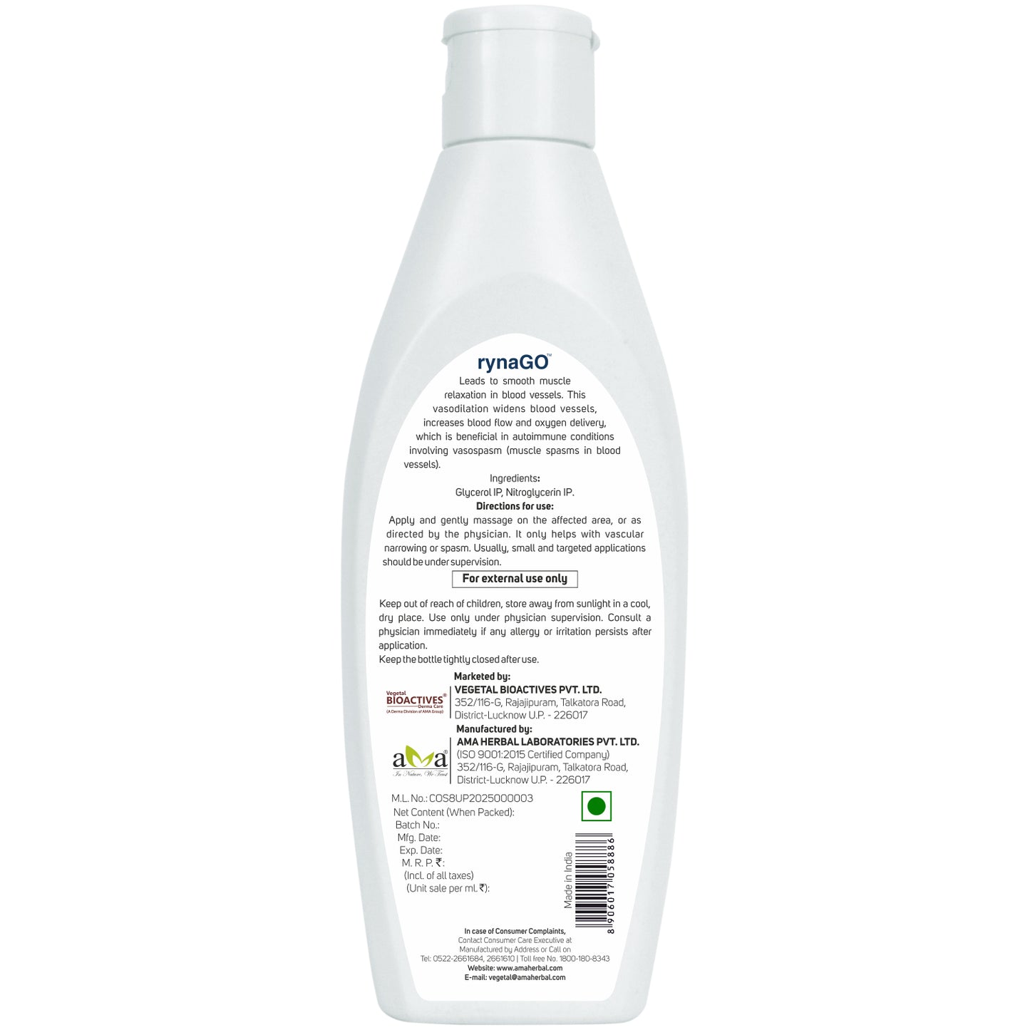 rynaGO™ Nitroglycerin Topical Gel