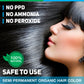 Safe Color Burgundy for Hair Dye - Chemical Free Hair Color
