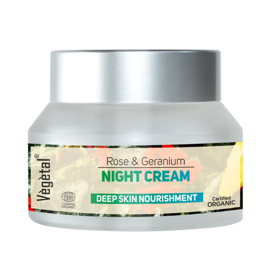 Vegetal Rose & Geranium Night Cream
