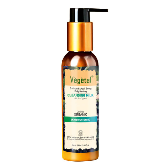 Vegetal Saffron & Acai Berry Brightening cleansing Milk