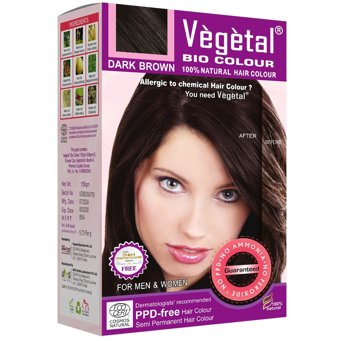 Vegetal Bio Colour Dark Brown