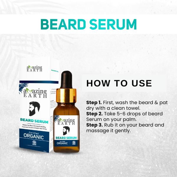 organic beard serum