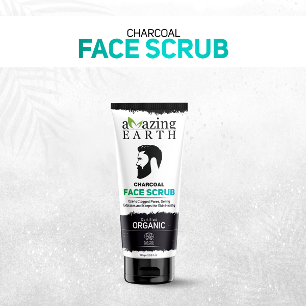 charcoal face scrub