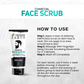 AMAzing EARTH Charcoal Face Scrub for Men - Certified Organic Face Scrub