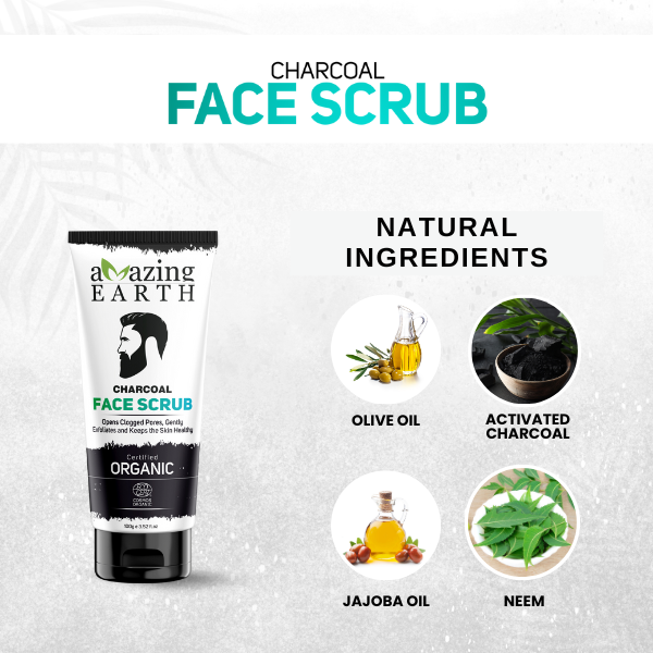 buy charcoal face scrub