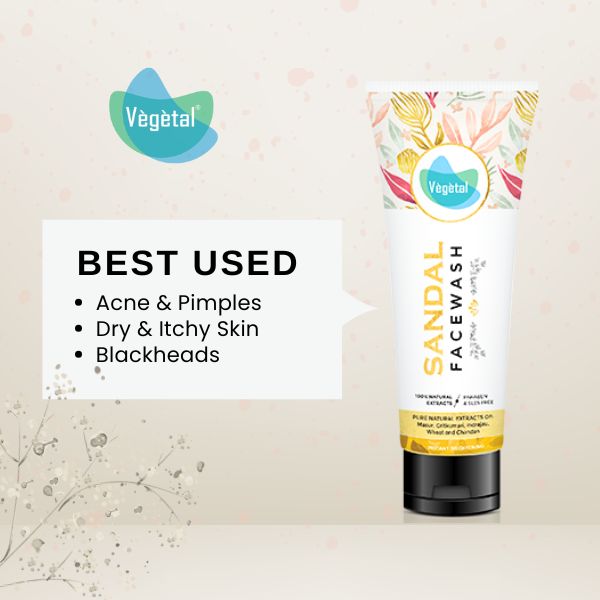Vegetal Sandal Face Wash