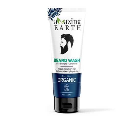 AMAzing EARTH Beard Wash - Certified Organic Beard Wash