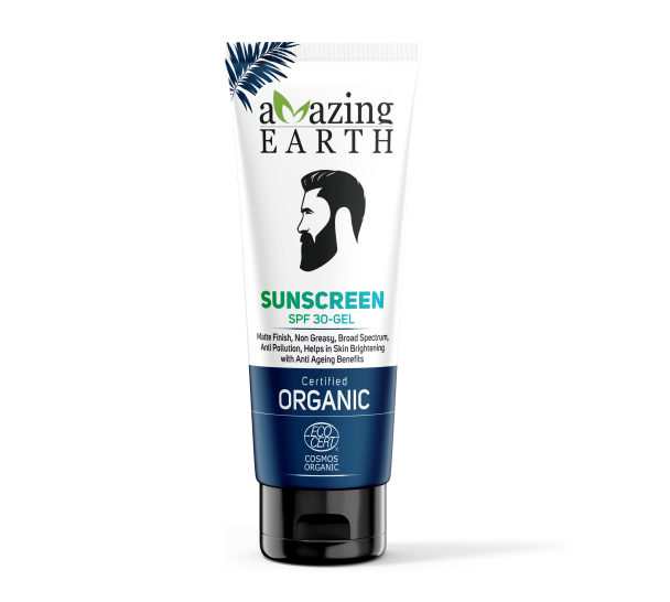 AMAzing EARTH Sunscreen SPF 30 Gel - Certified Organic Sunscreen